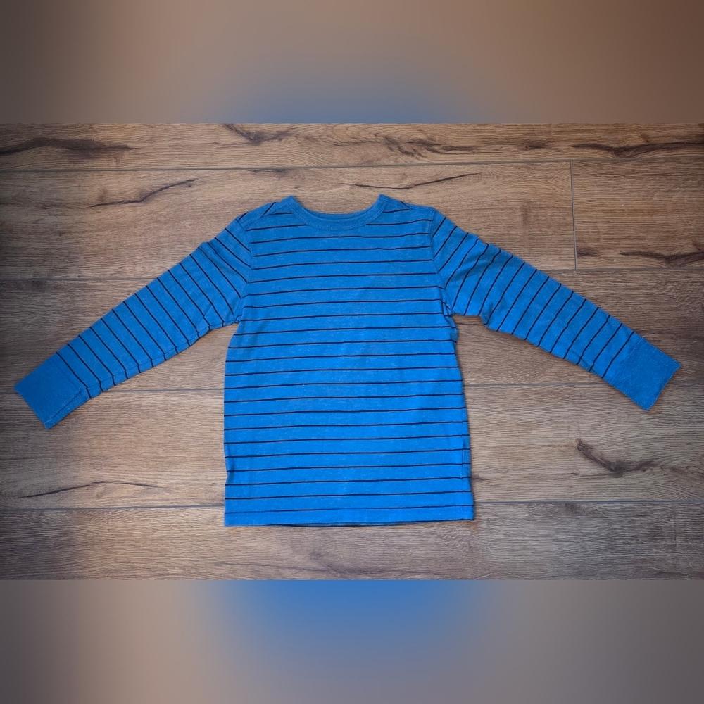 Arizona Jean Company Blue Striped Kids Shirt